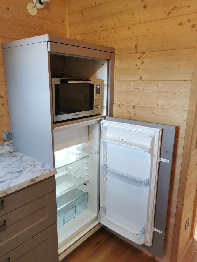 Das Paradieschen Edlitz - Stilvolles Blockhaus Mit Kamin 外观 照片